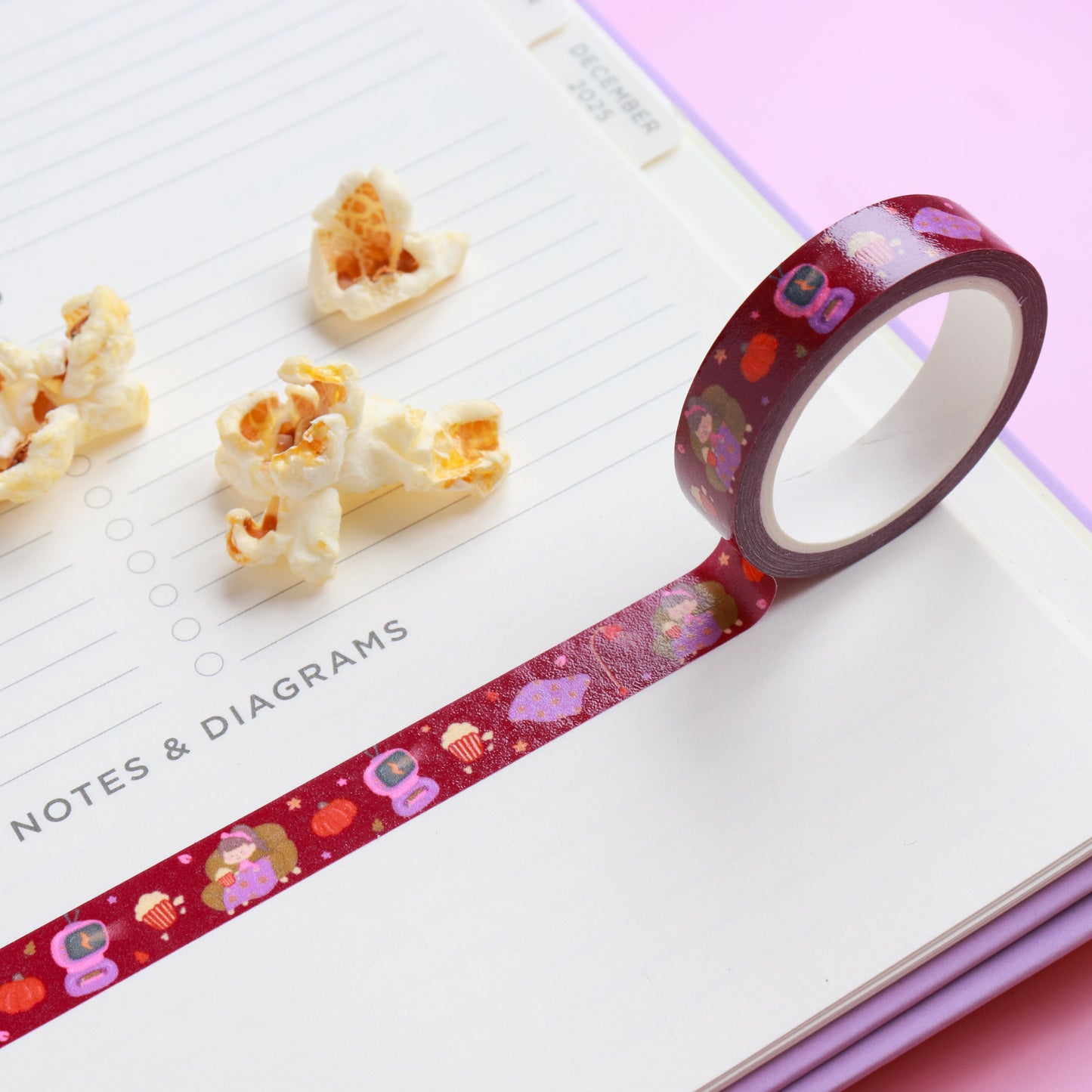 Blankets & Blockbusters Washi Tape (Mini)