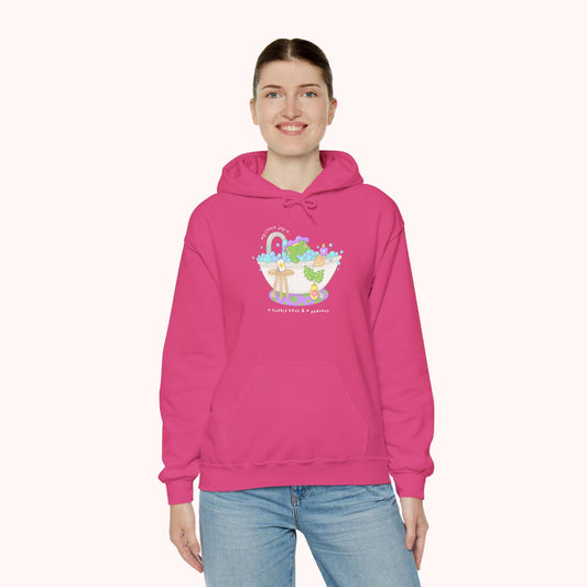 A Bubble Bath & a Podcast Hoodie