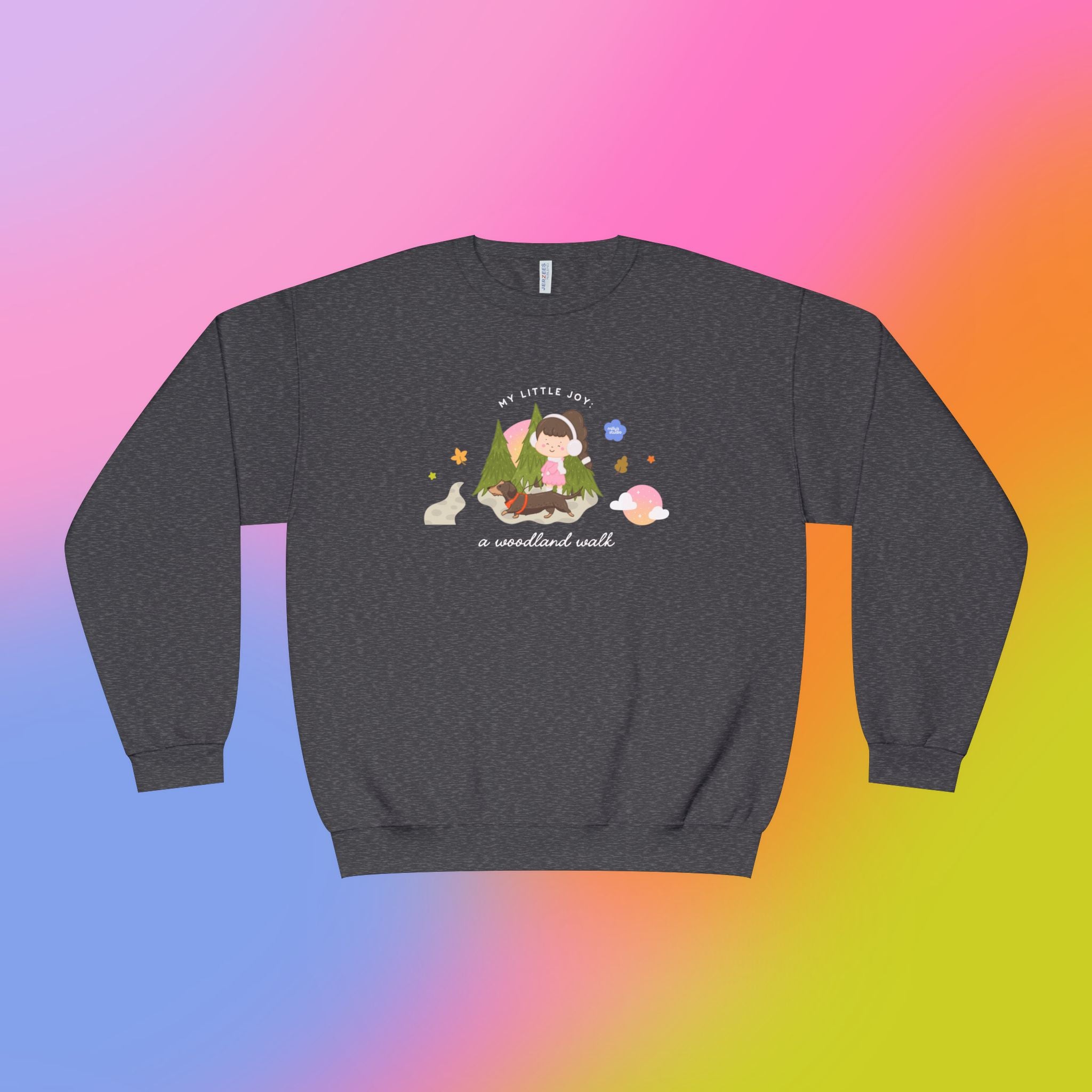 A Woodland Walk Crewneck Sweatshirt
