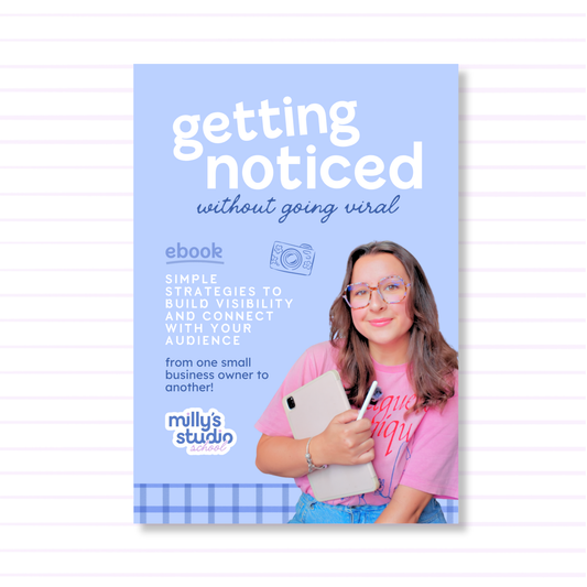 'Getting Noticed' E-Book – A Guide to Visibility for Small Business Owners