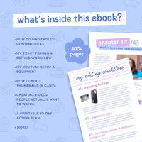 ‘Youtube for Small Business Owners’ E-Book - A Guide to Creating Engaging Videos That Build Trust & Grow Your Business