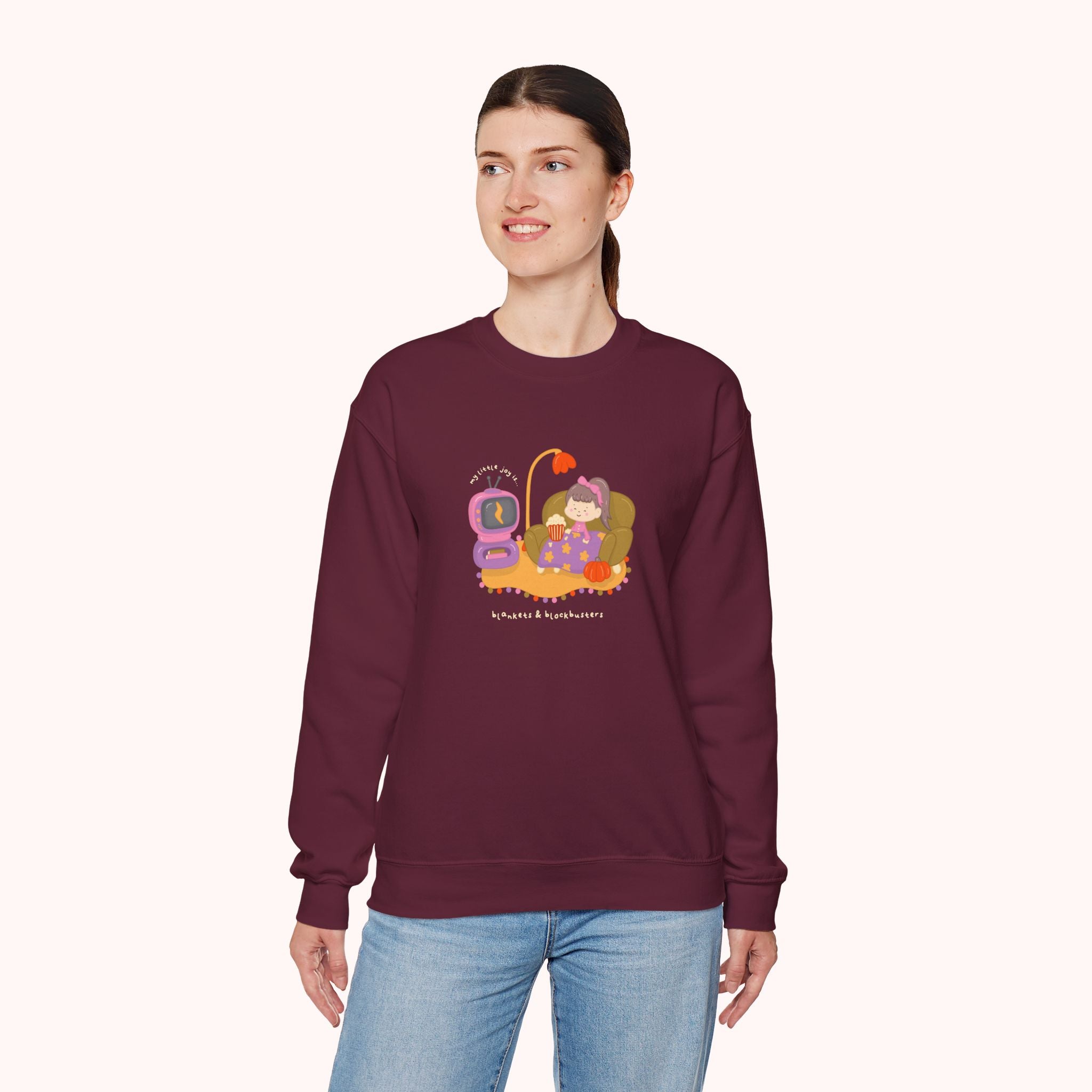 Blankets & Blockbusters Crewneck Sweatshirt