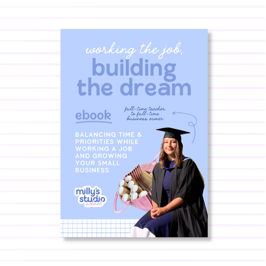 ‘Working the Job, Building the Dream’ E-Book – A Guide to Balancing Your Job & Small Business