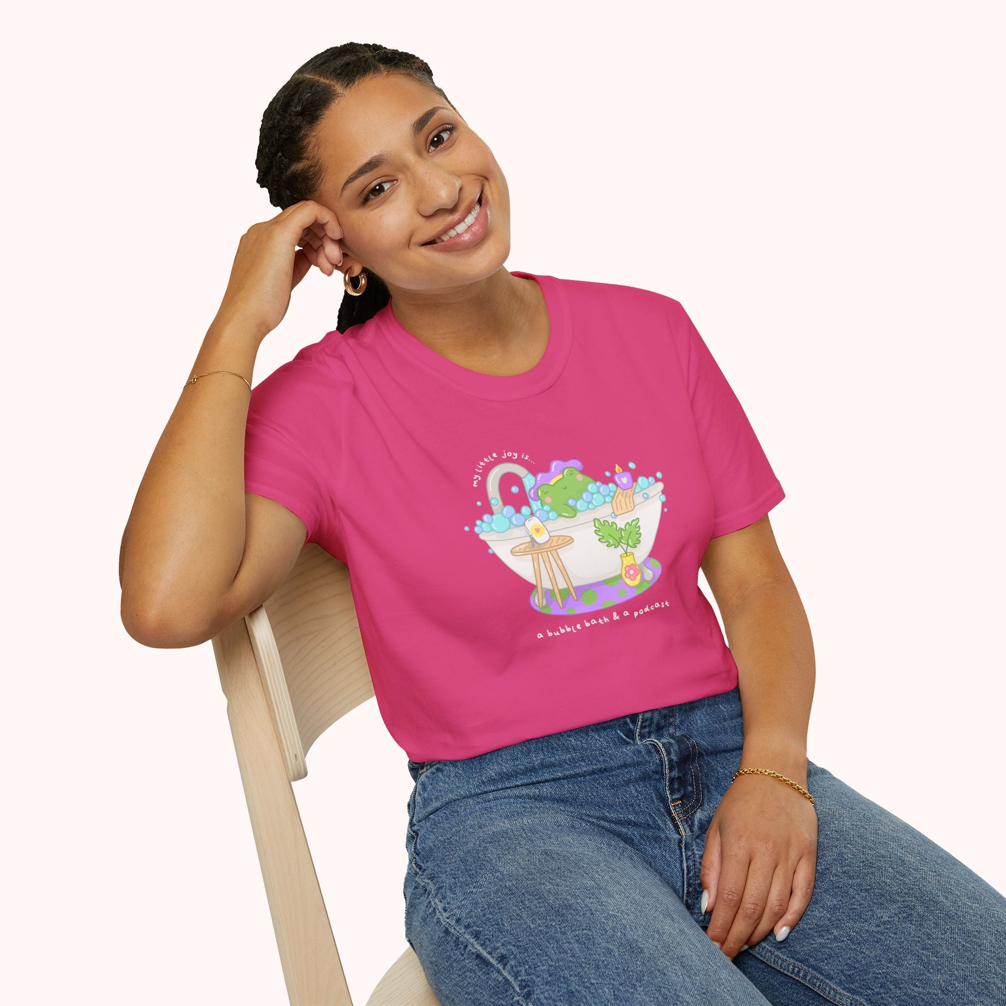 A Bubble Bath & a Podcast T-Shirt