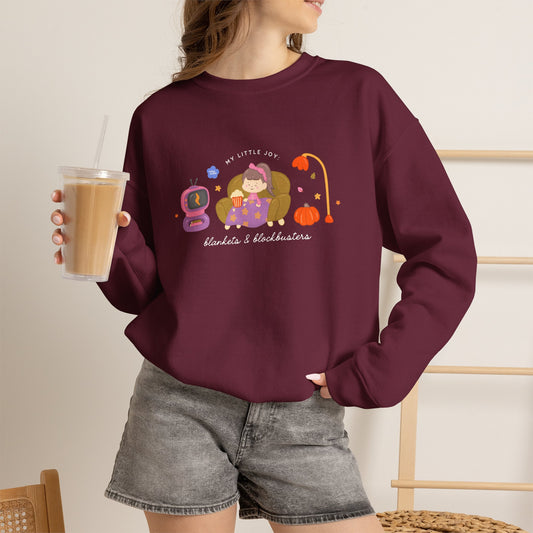 Blankets & Blockbusters Crewneck Sweatshirt