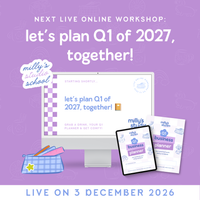 LIVE Online Workshop – Let's Plan Q1 of 2027, Together! ✏️