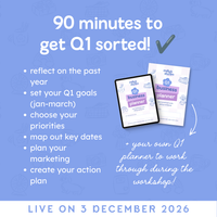 LIVE Online Workshop – Let's Plan Q1 of 2027, Together! ✏️