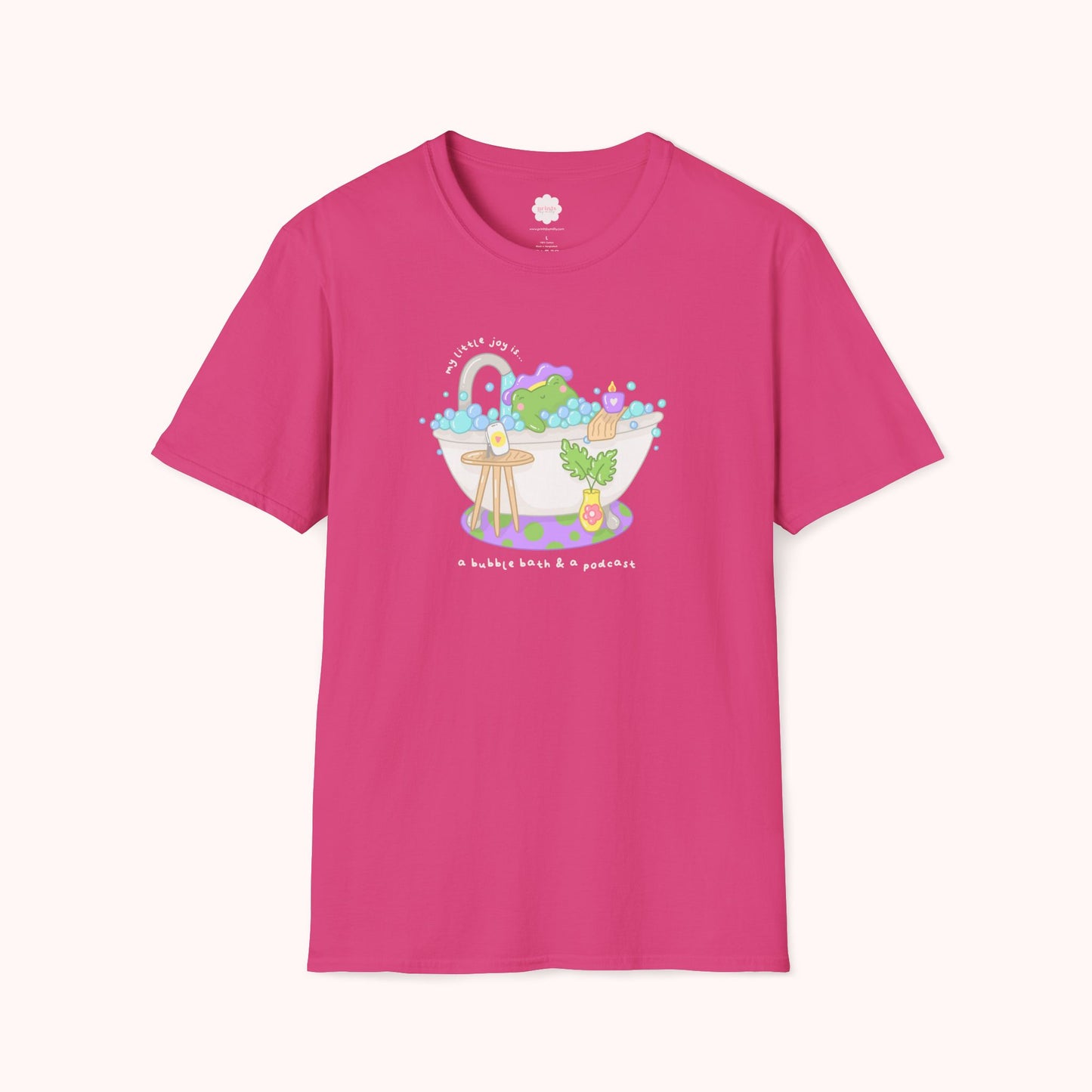 A Bubble Bath & a Podcast T-Shirt