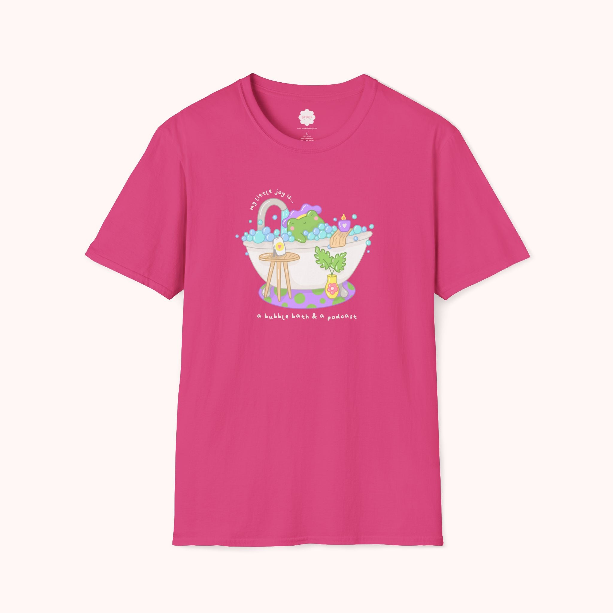 A Bubble Bath & a Podcast T-Shirt
