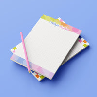 A5 Milly's Studio Essentials Notepad - Colourful Gradient Design