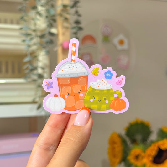 A Pumpkin Spice Latte Sticker