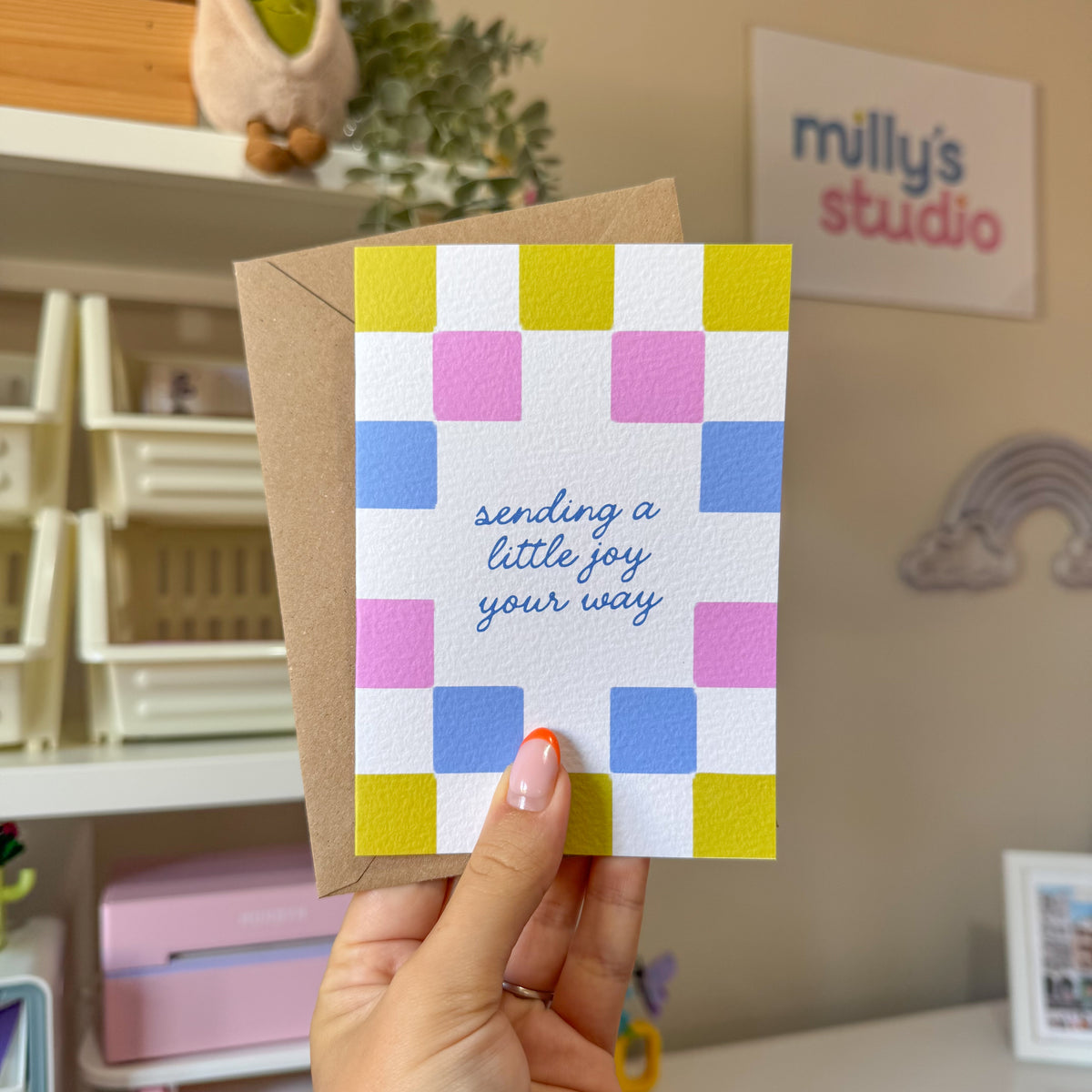 Sending a Little Joy Your Way Greeting Card