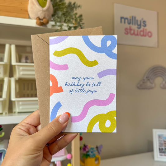 May Your Birthday Be Full of Little Joys