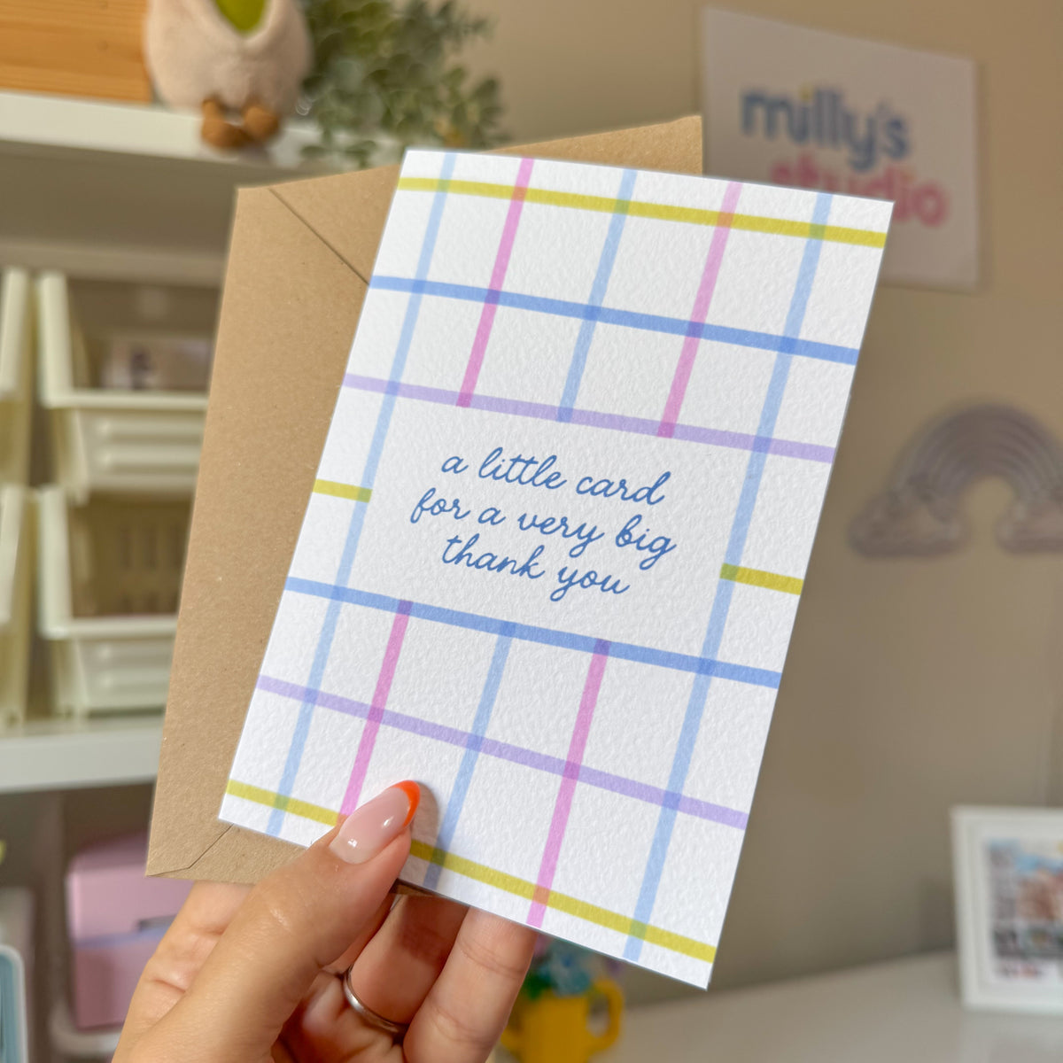 A Little Card for a Very Big Thank You Greeting Card