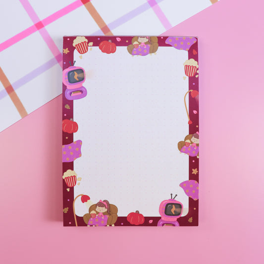 Blankets & Blockbusters Notepad