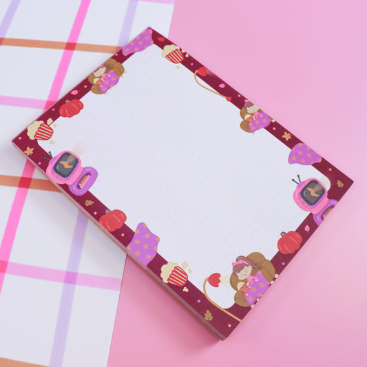 Blankets & Blockbusters Notepad