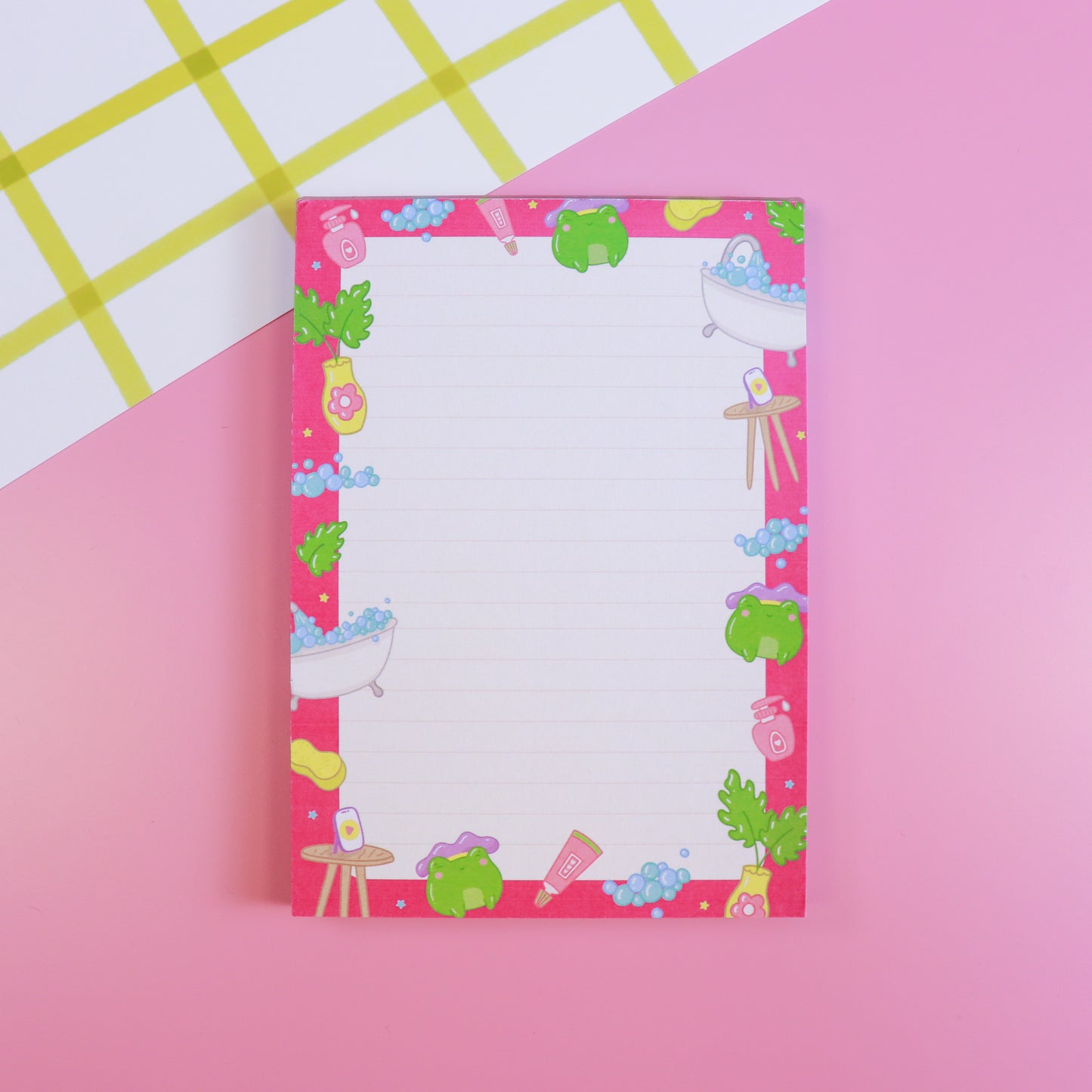 A Bubble Bath & a Podcast Notepad