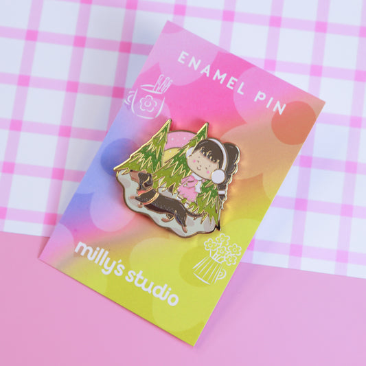 A Woodland Walk Enamel Pin
