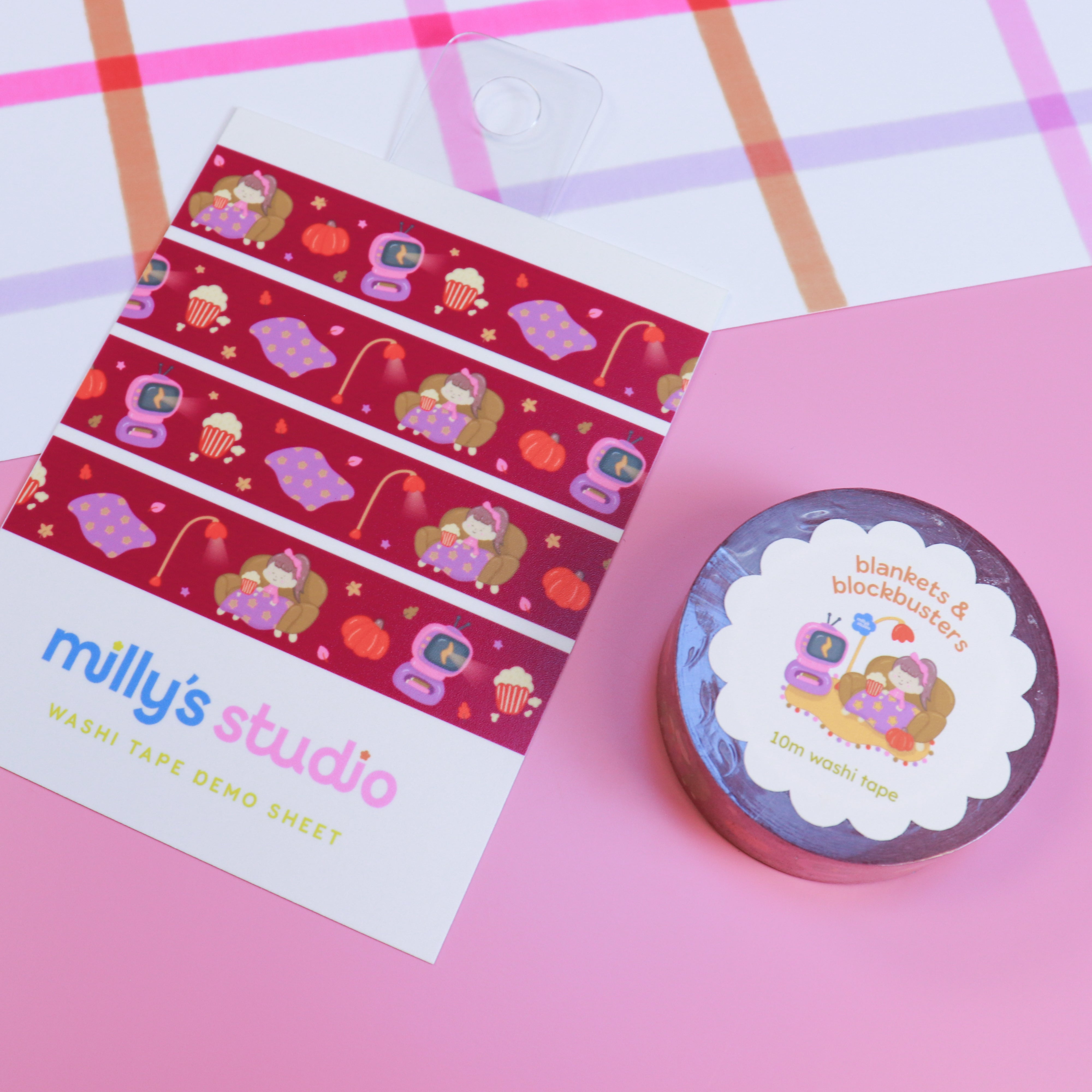 Blankets & Blockbusters Washi Tape