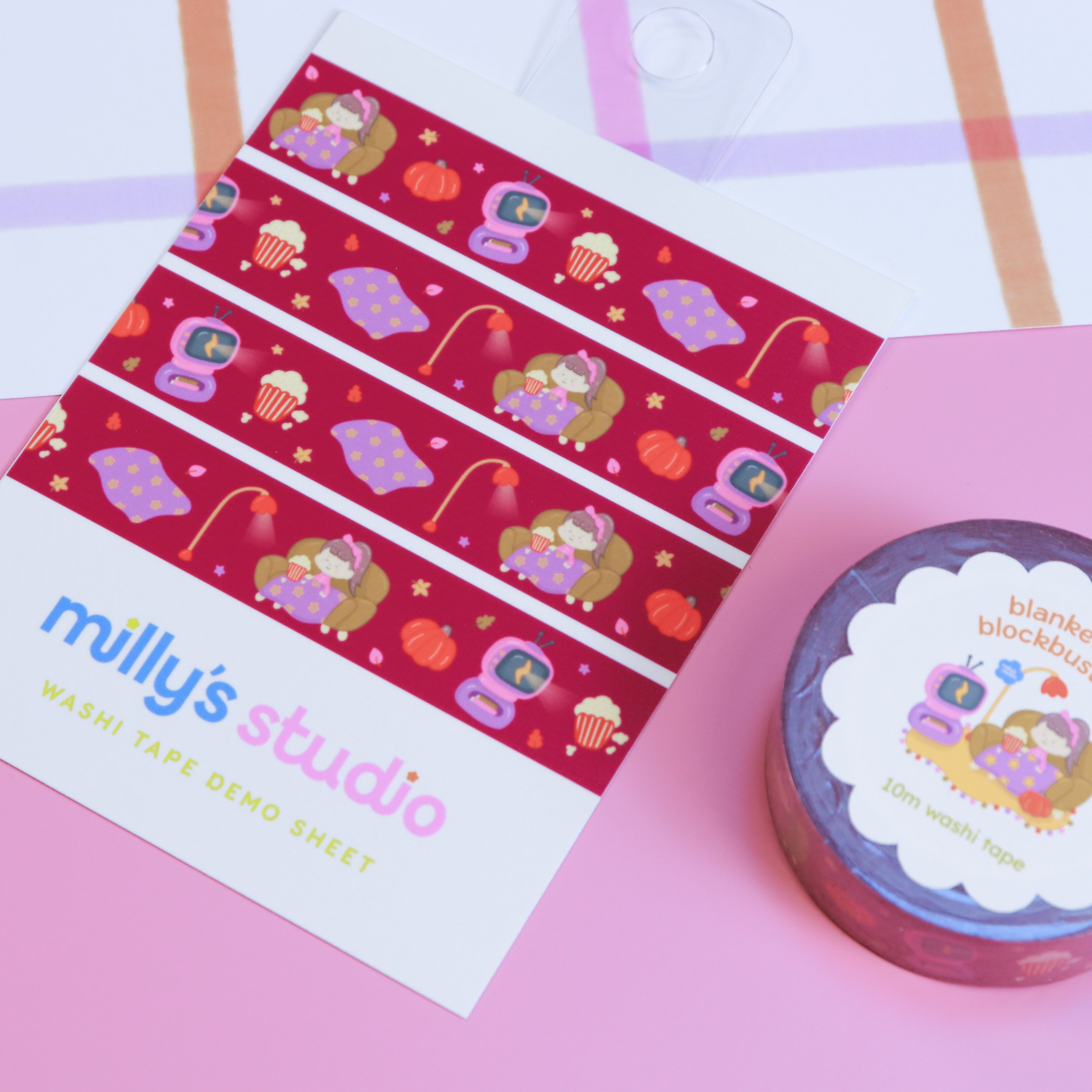 Blankets & Blockbusters Washi Tape