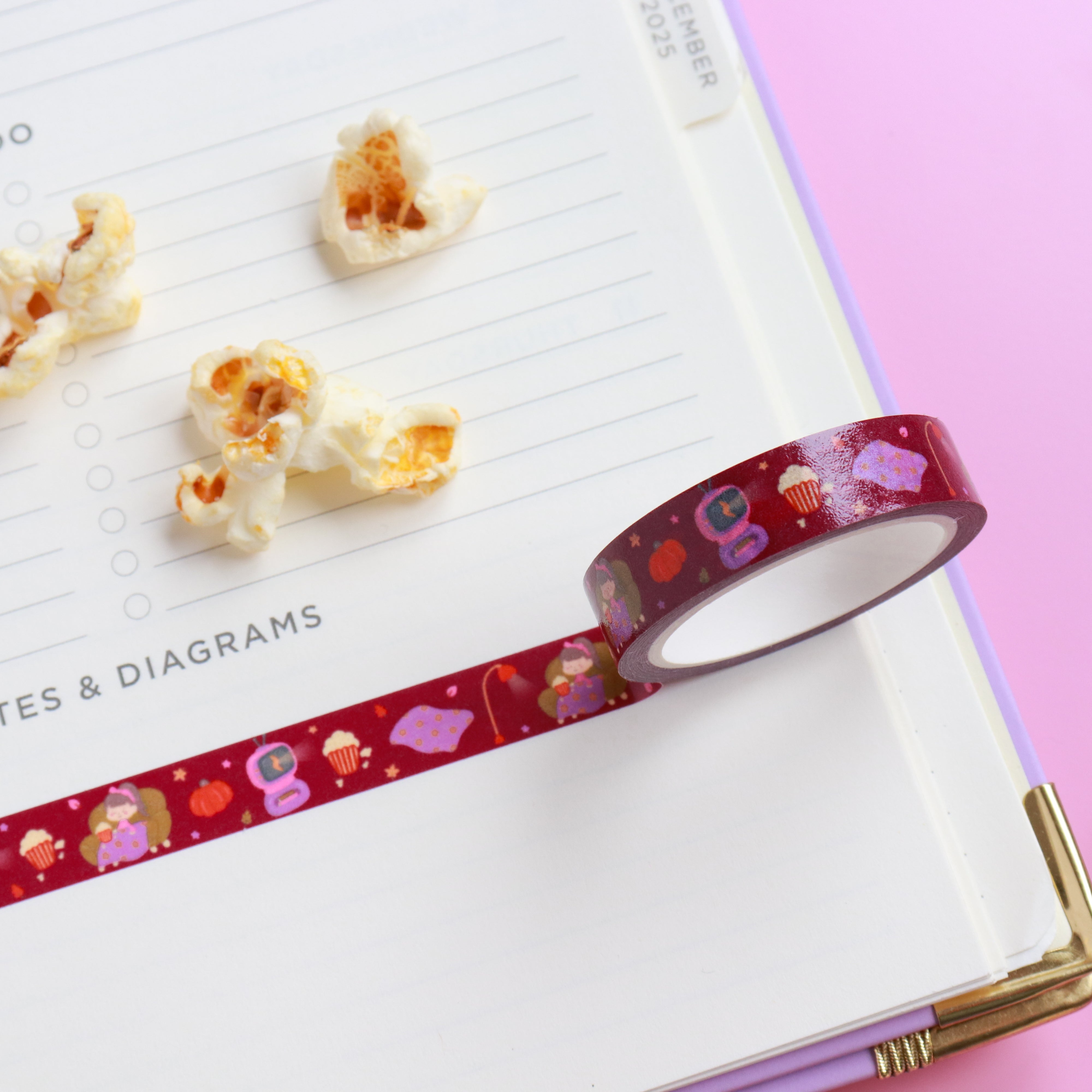 Blankets & Blockbusters Washi Tape (Mini)