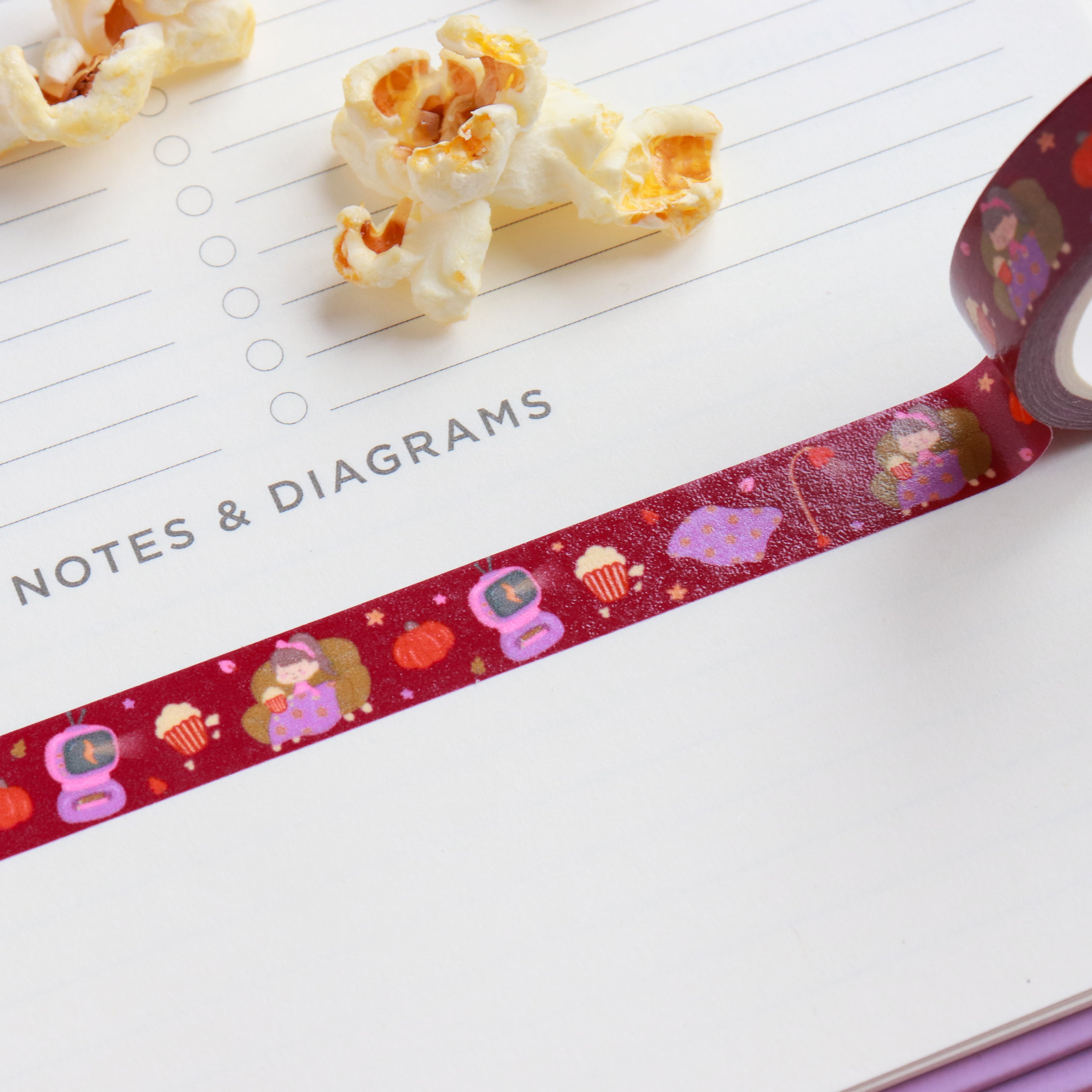Blankets & Blockbusters Washi Tape (Mini)