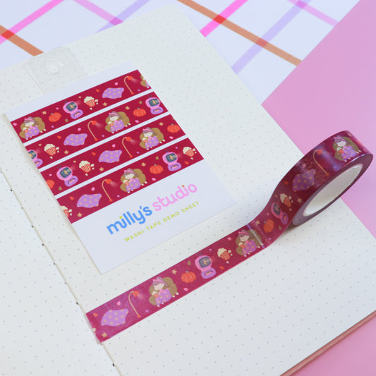 Blankets & Blockbusters Washi Tape