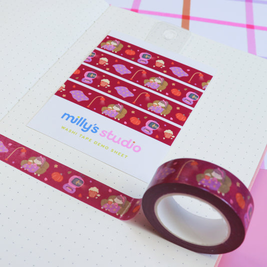 Blankets & Blockbusters Washi Tape