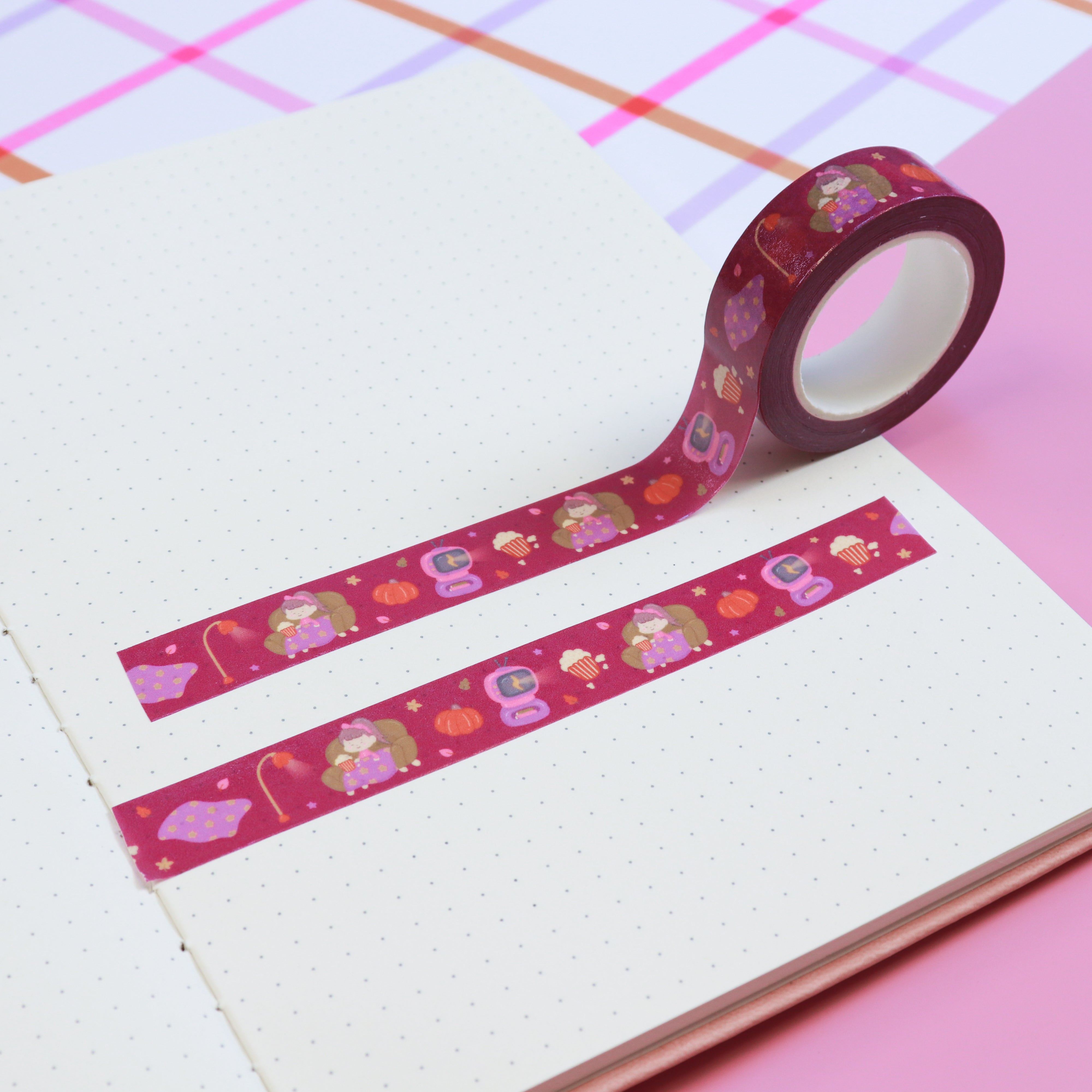 Blankets & Blockbusters Washi Tape