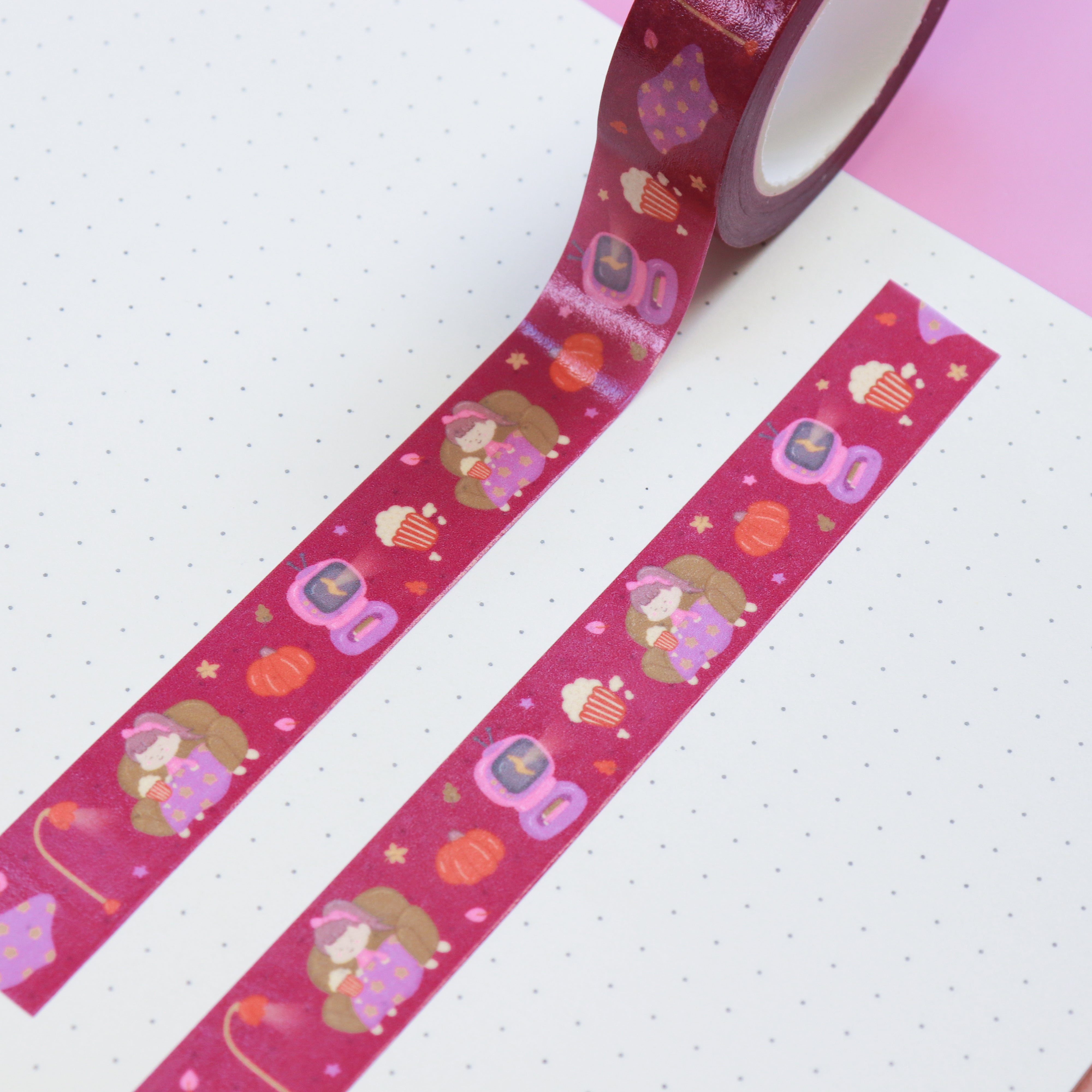 Blankets & Blockbusters Washi Tape