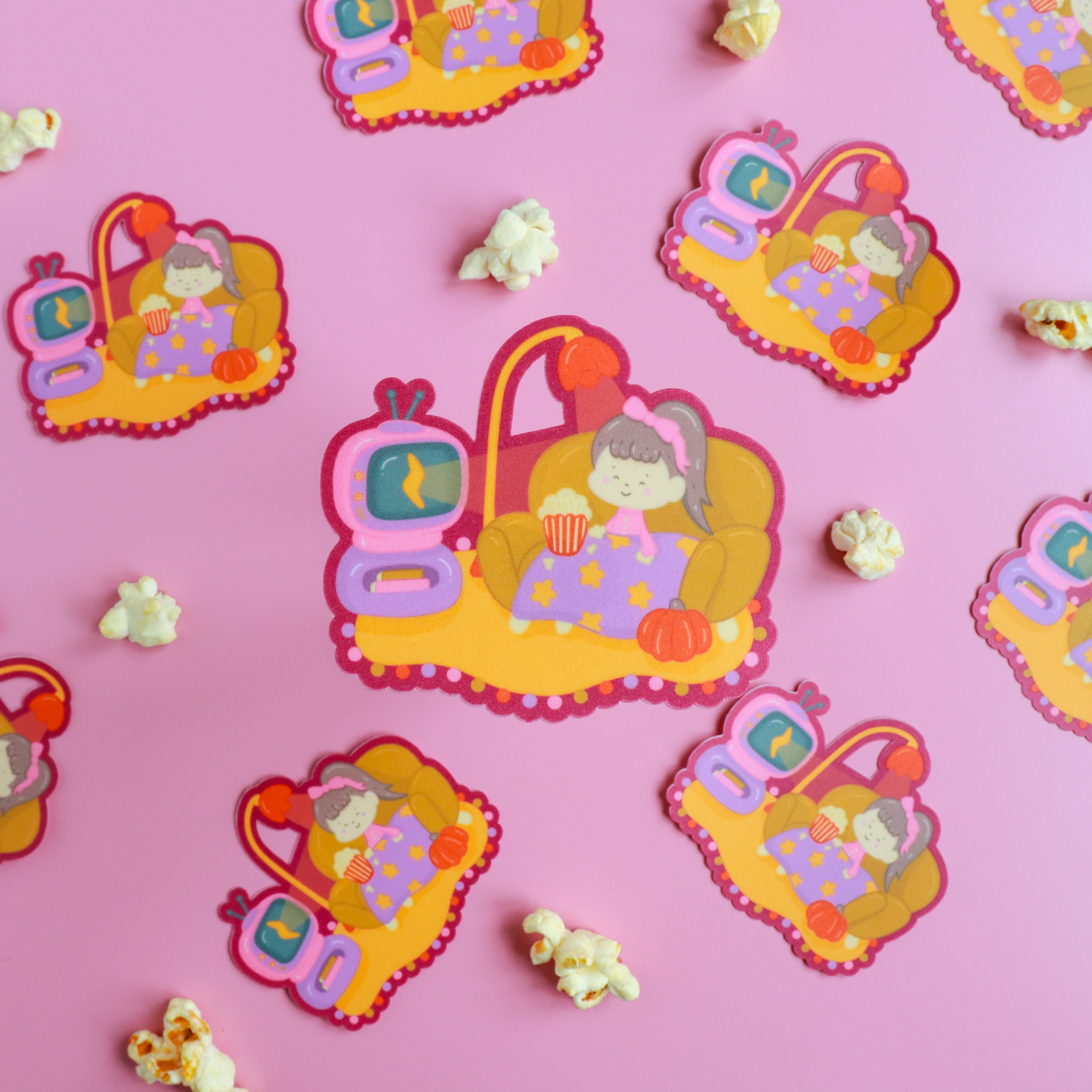 Blankets & Blockbusters Sticker