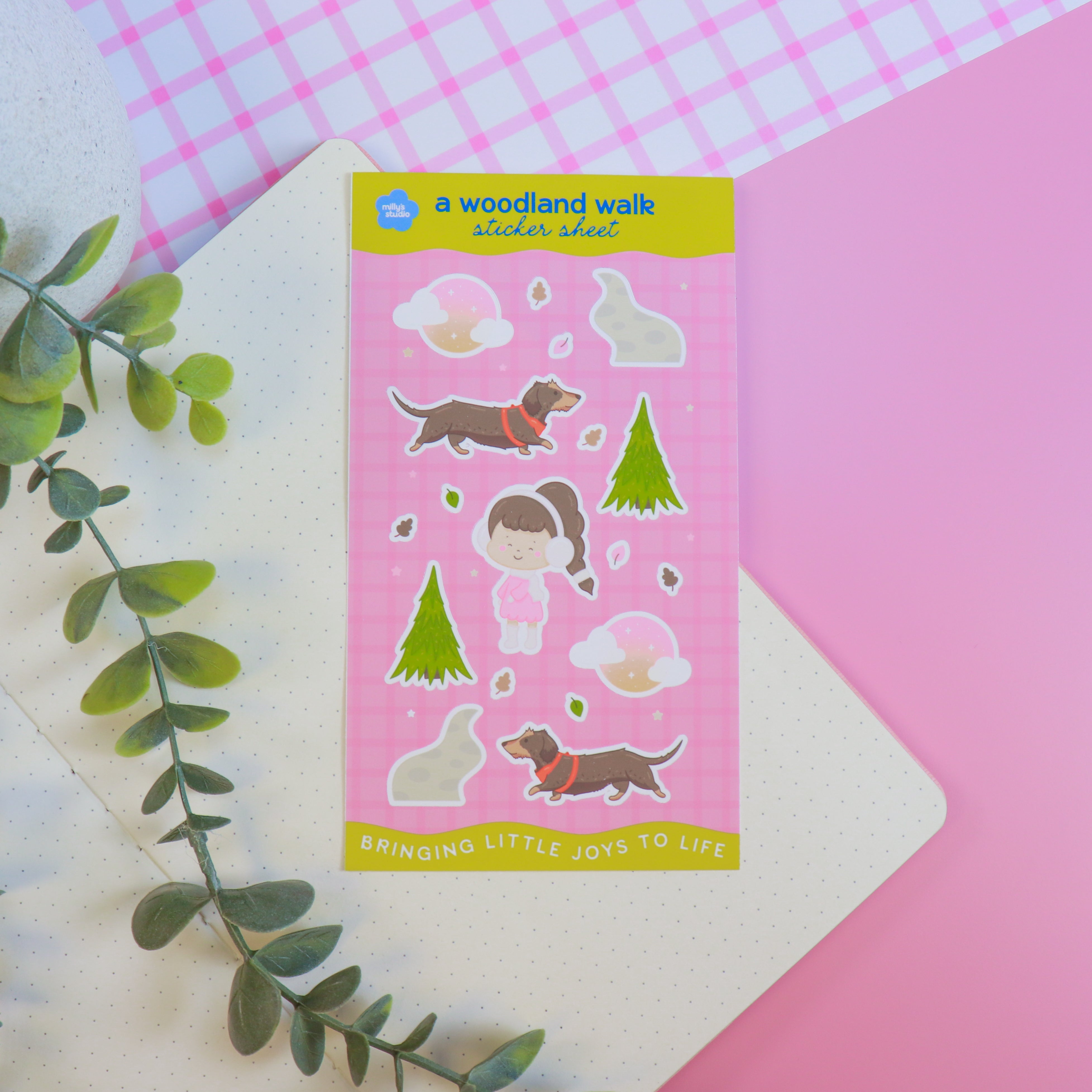 A Woodland Walk Sticker Sheet