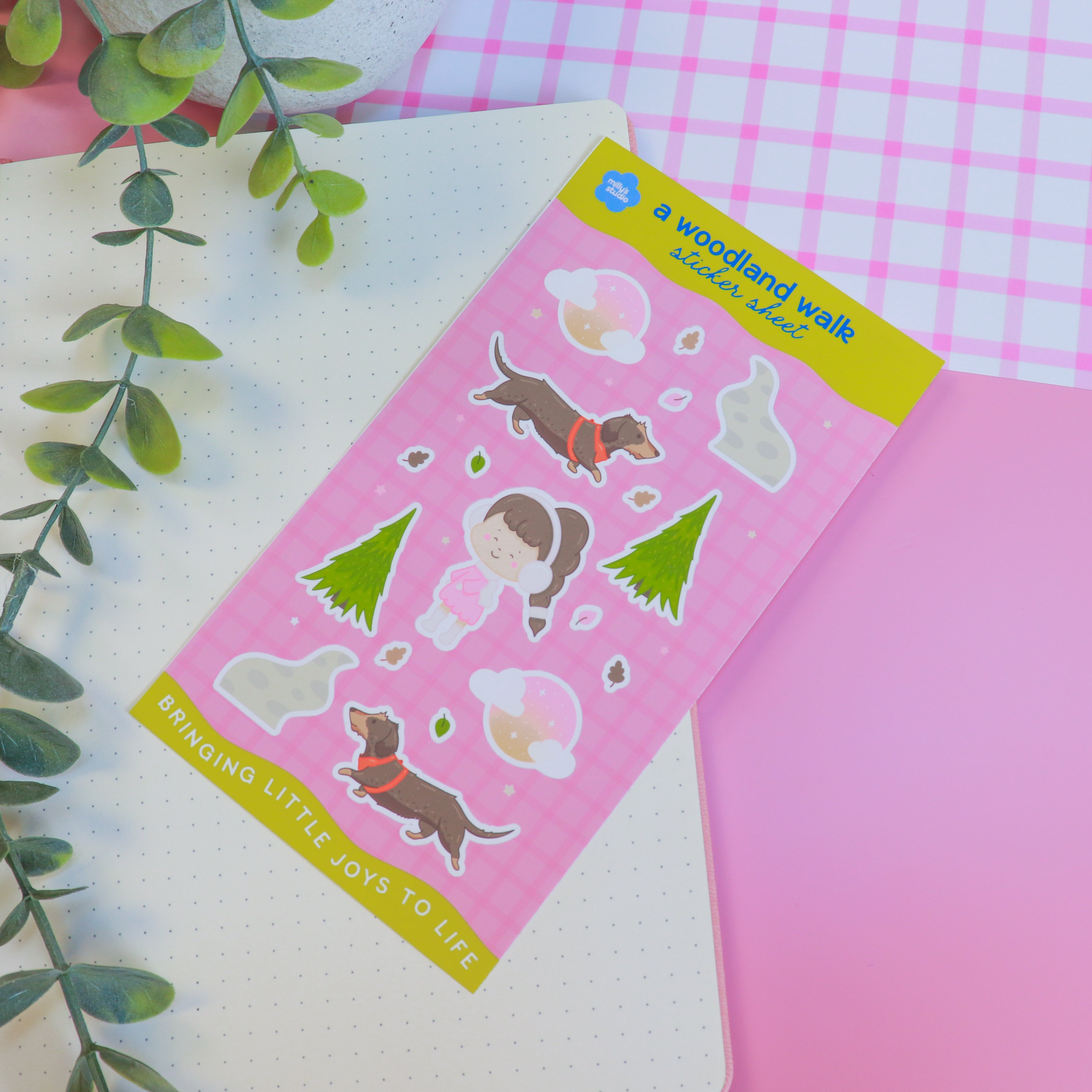 A Woodland Walk Sticker Sheet
