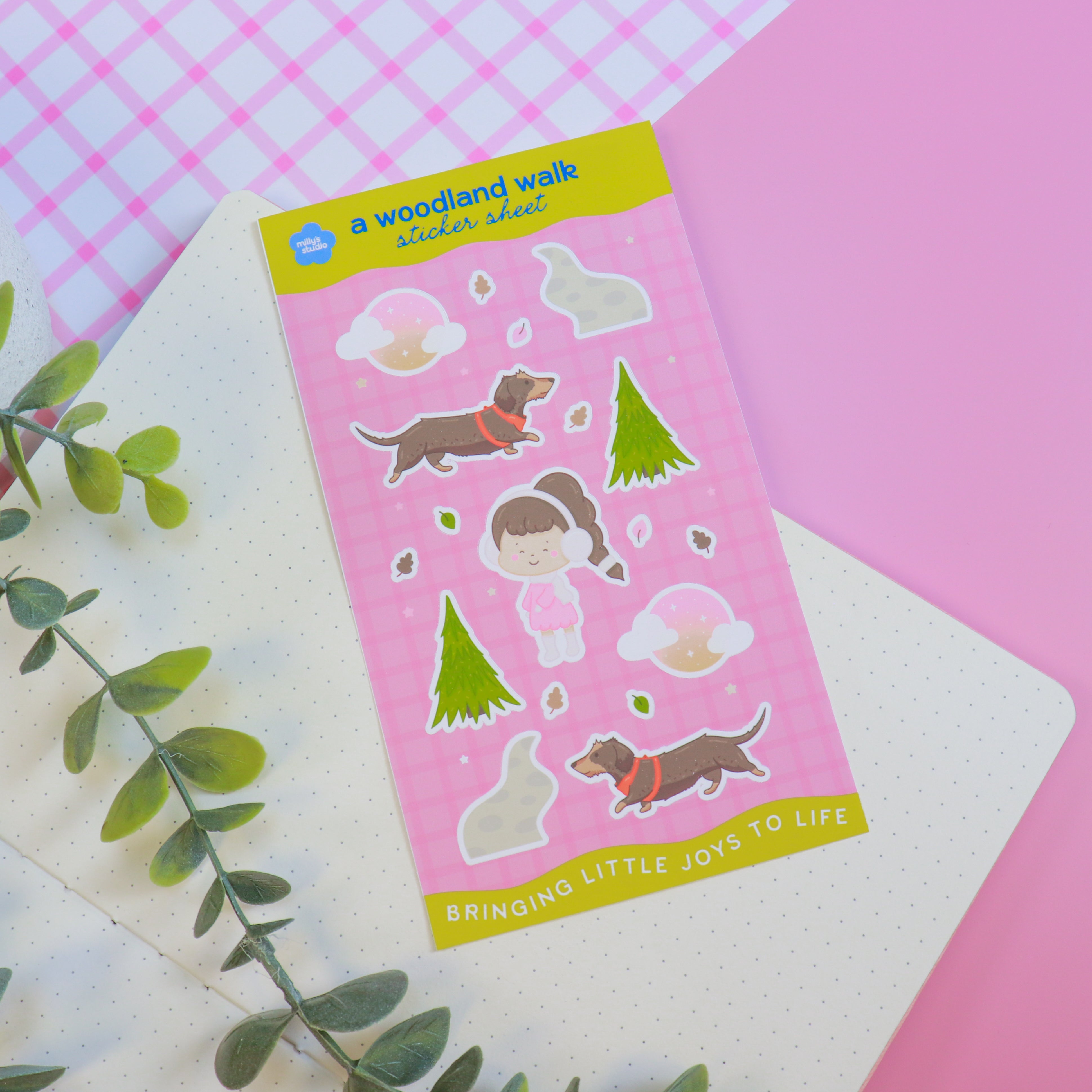 A Woodland Walk Sticker Sheet