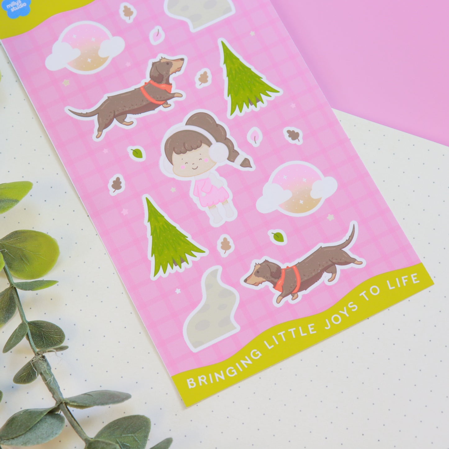 A Woodland Walk Sticker Sheet
