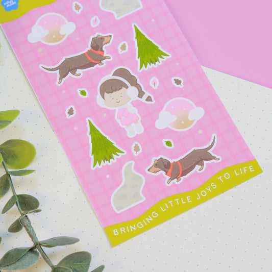 A Woodland Walk Sticker Sheet
