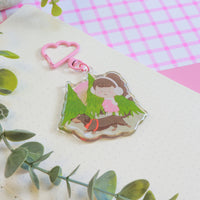 A Woodland Walk Acrylic Keyring