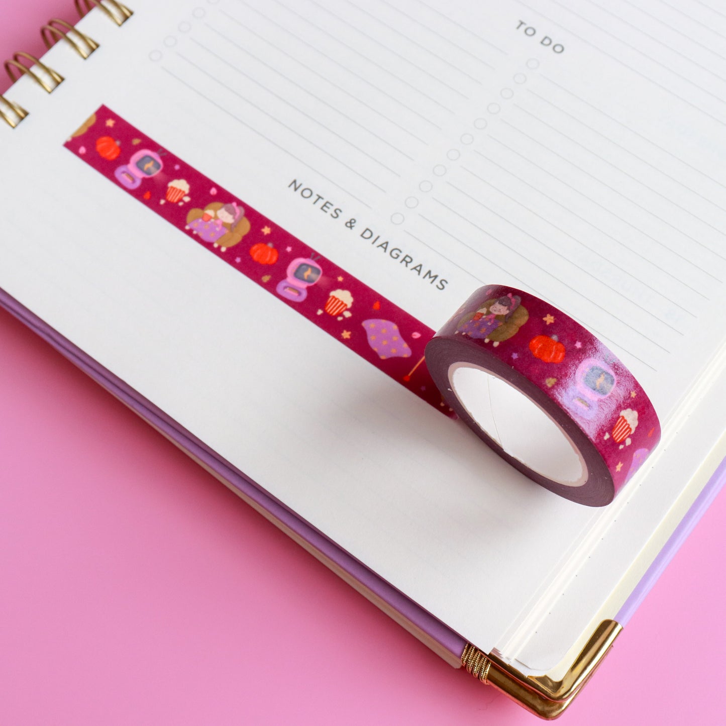 Blankets & Blockbusters Washi Tape