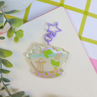 A Bubble Bath & a Podcast Acrylic Keyring