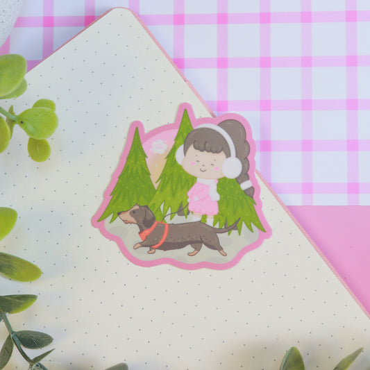 A Woodland Walk Sticker
