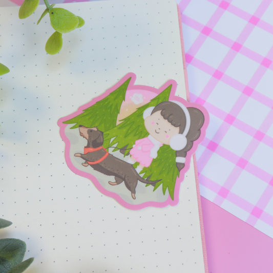 A Woodland Walk Sticker