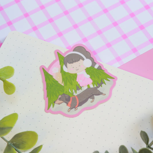 A Woodland Walk Sticker