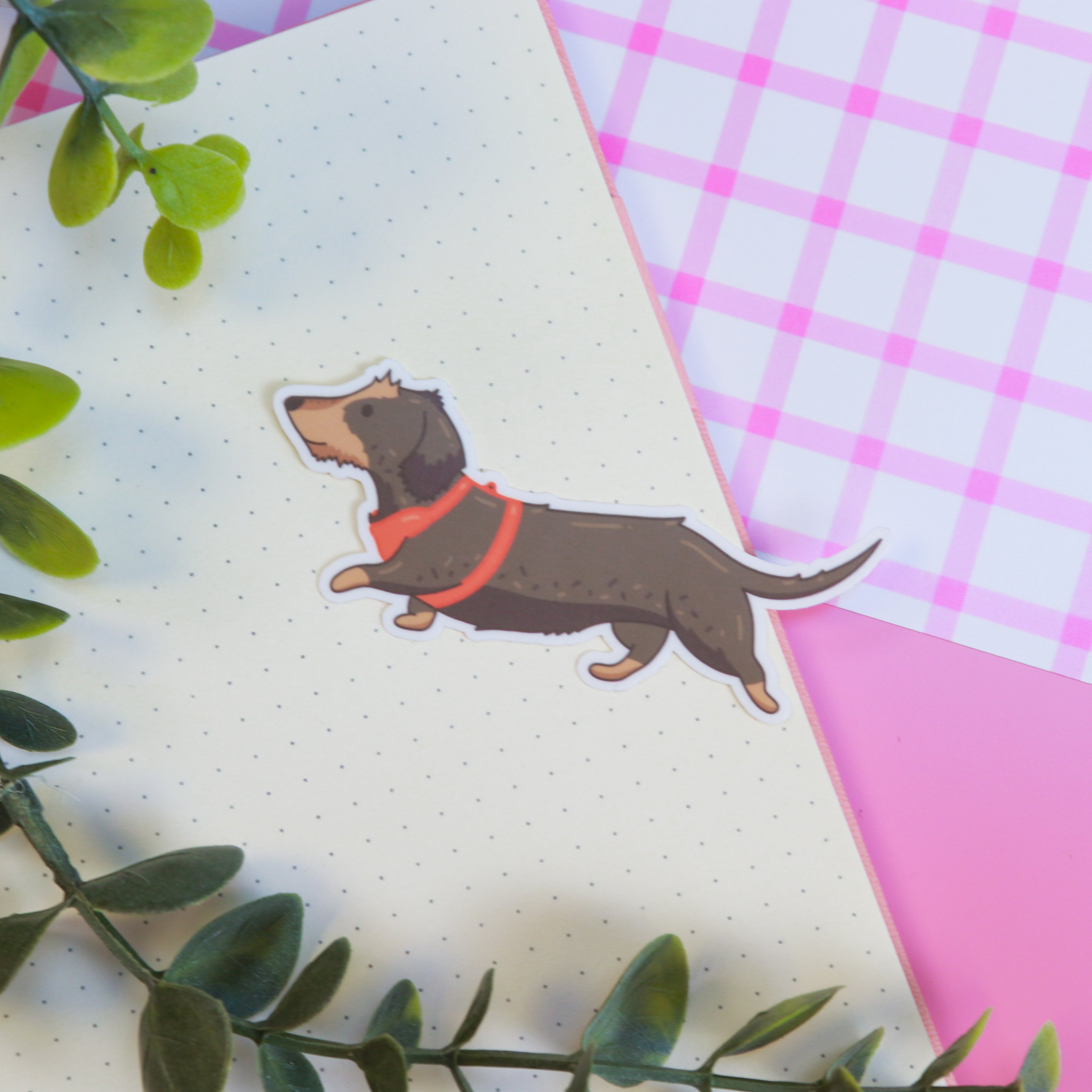 Otis (Wire Haired Dachshund) Sticker