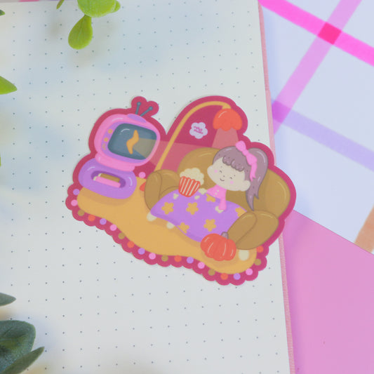 Blankets & Blockbusters Sticker