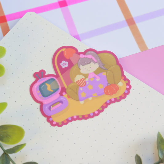 Blankets & Blockbusters Sticker