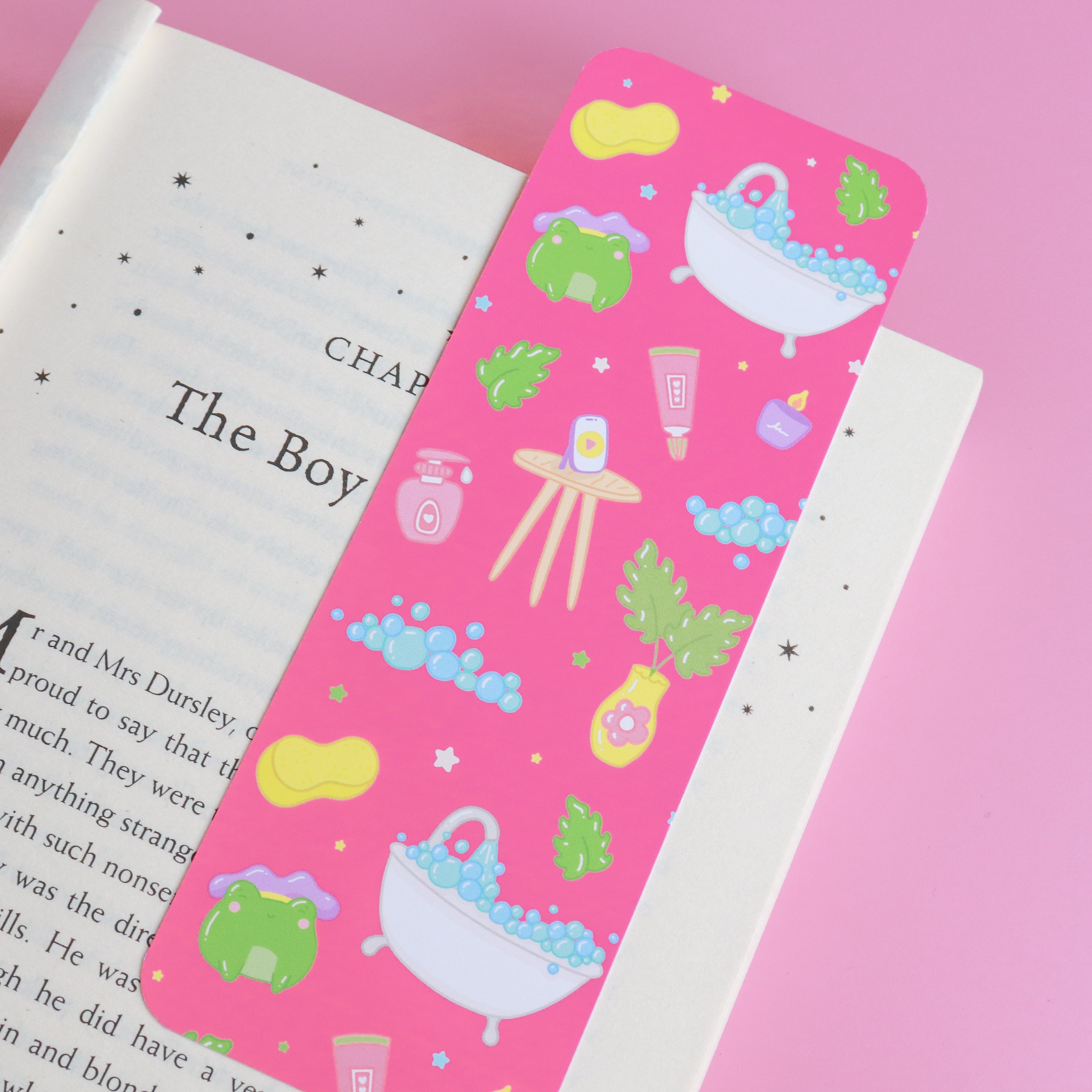 A Bubble Bath & a Podcast Bookmark