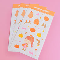 Pumpkin Picking Sticker Sheet