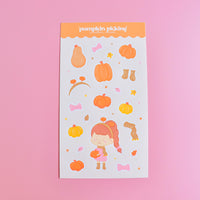 Pumpkin Picking Sticker Sheet