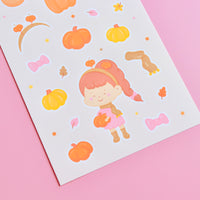 Pumpkin Picking Sticker Sheet