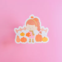 Pumpkin Picking Sticker